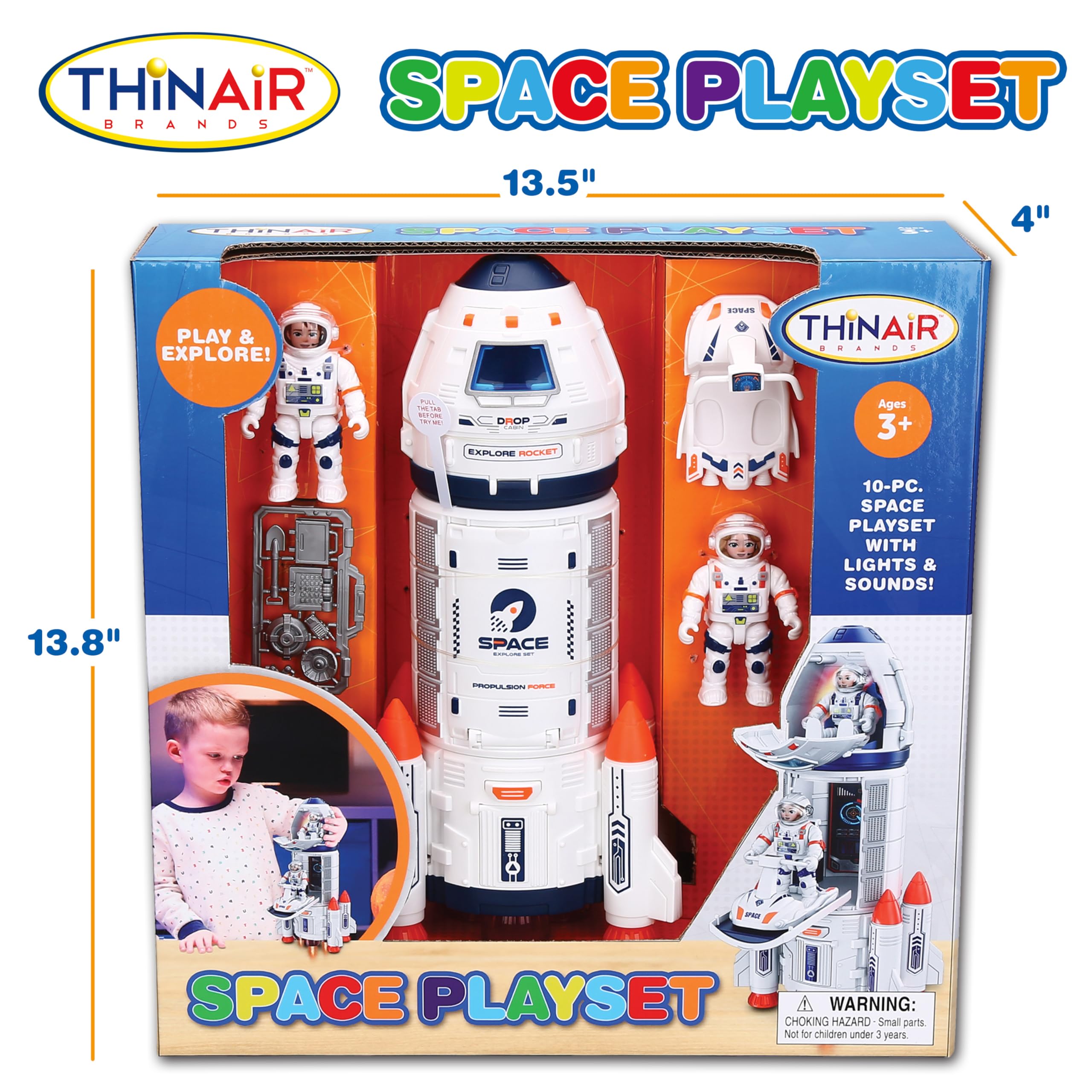 Amazon.co.jp: Nature Bound ロケット船 宇宙おもちゃ 子供用 宇宙飛行